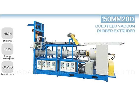 کیفیت  90 mm Cold Feeding Rubber Hose Extruder Extrusion Machine with Temperature Control System کارخانه